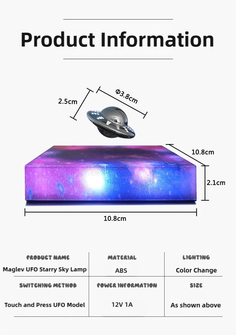 Magnetic Levitation Decor Display UFO - PaitaiPaw